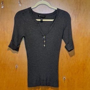 INC - Fitted Ribbed Sweater